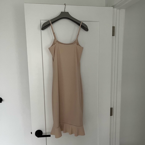 Fletch- Cream Midi Dress with Side Buttons - Picture 4 of 4